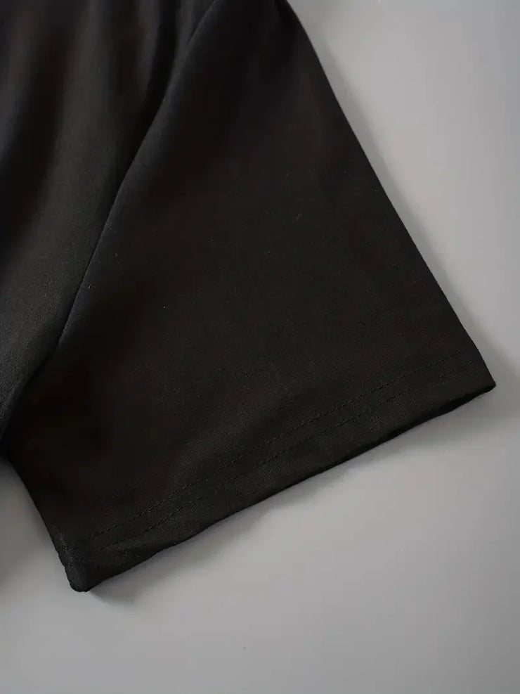 Black fabric sleeve detail from faith-based casual clothing by Fresh Faith Designs