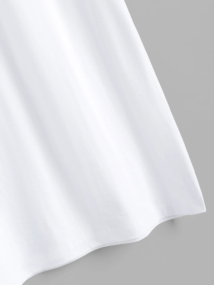 White fabric close-up of faith based women's apparel by Fresh Faith Designs showing soft texture and smooth drape