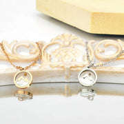 Fresh Faith Designs mountain pendant necklaces in gold and silver faith jewelry for women