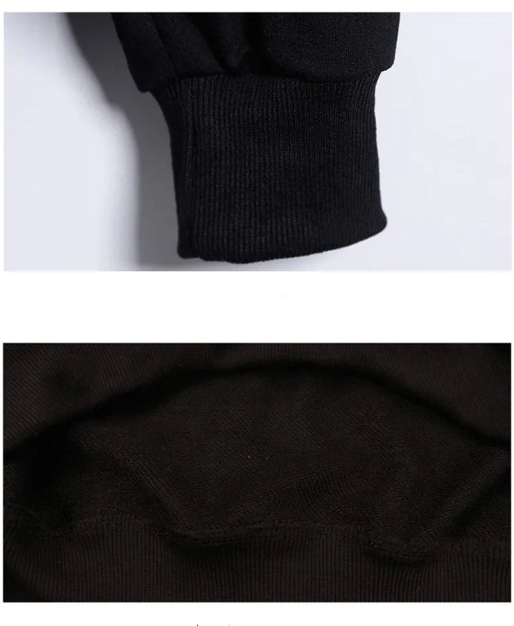 Close-up details of black sleeve and fabric texture from Fresh Faith Designs religious casual apparel
