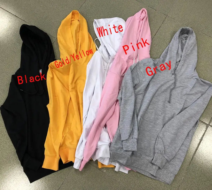 Fresh Faith Designs religious casual apparel hoodies in black gold yellow white pink and gray colors