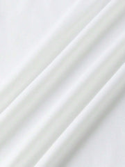 Fresh Faith Designs Bible verse beach shirt in plain white fabric close-up
