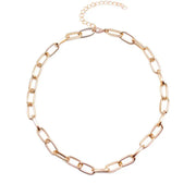 Fresh Faith Designs gold chain necklace with large links for fashion crystal cross necklace styling